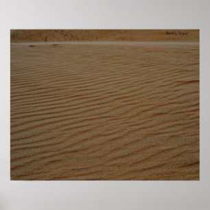 Sand Dune-Abstrakt av Shirley Taylor Poster