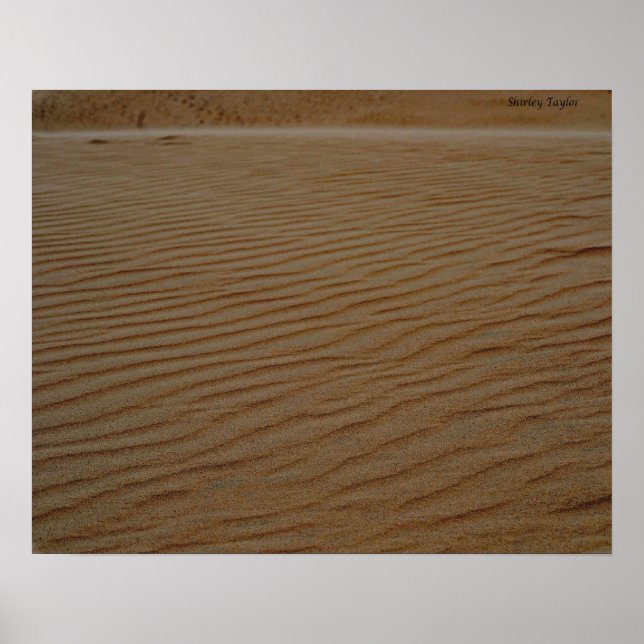 Sand Dune-Abstrakt av Shirley Taylor Poster (Framsidan)