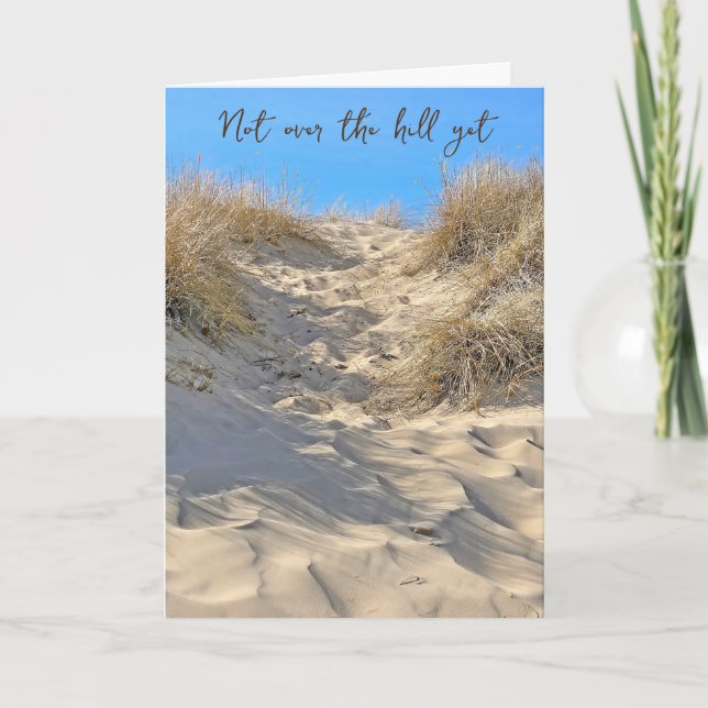 Sand Dune Birthday Humor Kort (Framsida)