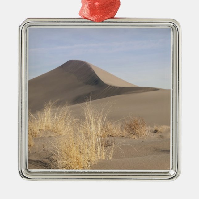 Sand dune-formationer. Bruneau Dunes State Park 2 Julgransprydnad Metall (Framsidan)