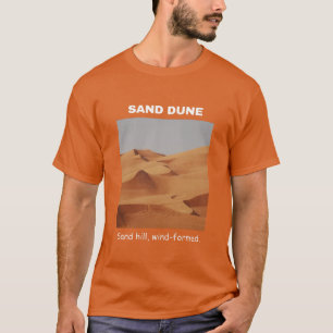 Sand Dune Geography T-Shirt in Texas Orange