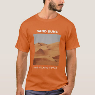 Sand Dune Geography T-Shirt in Texas Orange