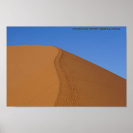 SAND DUNE SOSSUSVLEI DESERT NAMIBIA-AFRIKAN POSTER