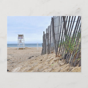 Sand Dune-stränderna Montauk, NY Vykort