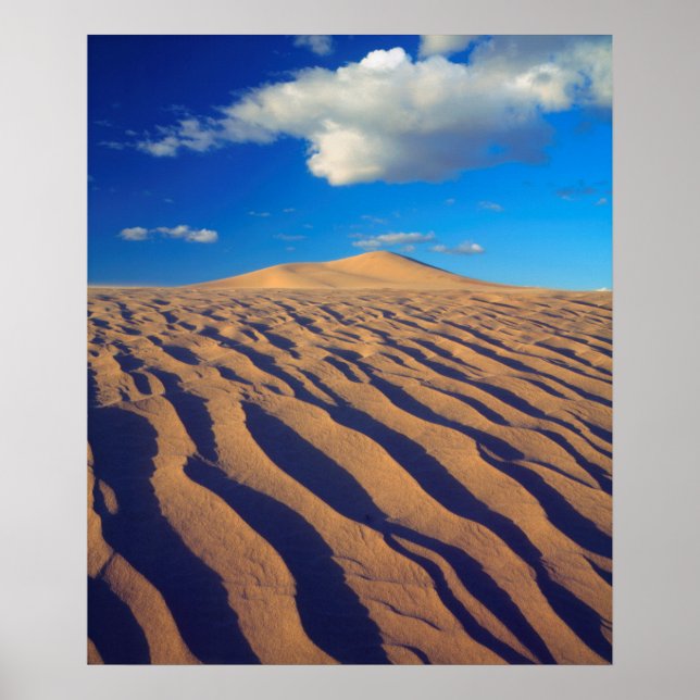 Sand Dunes and Clouds Poster (Framsidan)