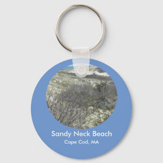Sand Dunes at Sandy Nacke Beach Keychain Nyckelring