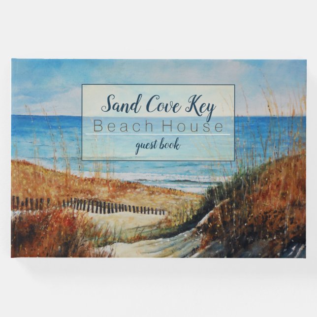 Sand Dunes Beach Vacation Rental Guest Bok (Framsida)