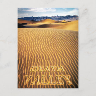 Sand Dunes, Death Valley, Kalifornien Vykort
