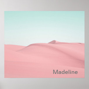 Sand Dunes Desert Himlar Photo Personal Poster