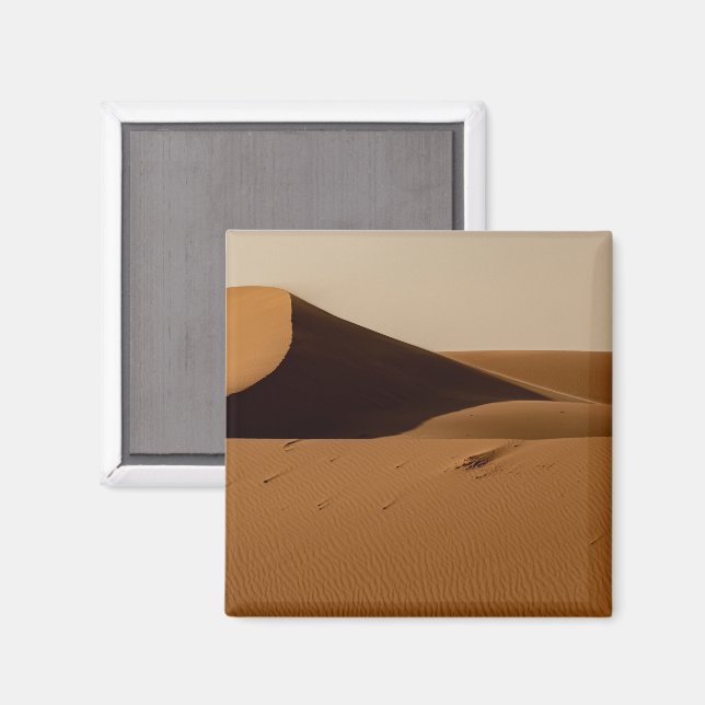 Sand Dunes Desert liggande Magnet (Front/Back)