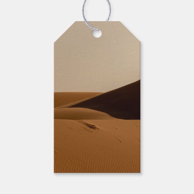 Sand Dunes Desert liggande Presentetikett (Framsidan)