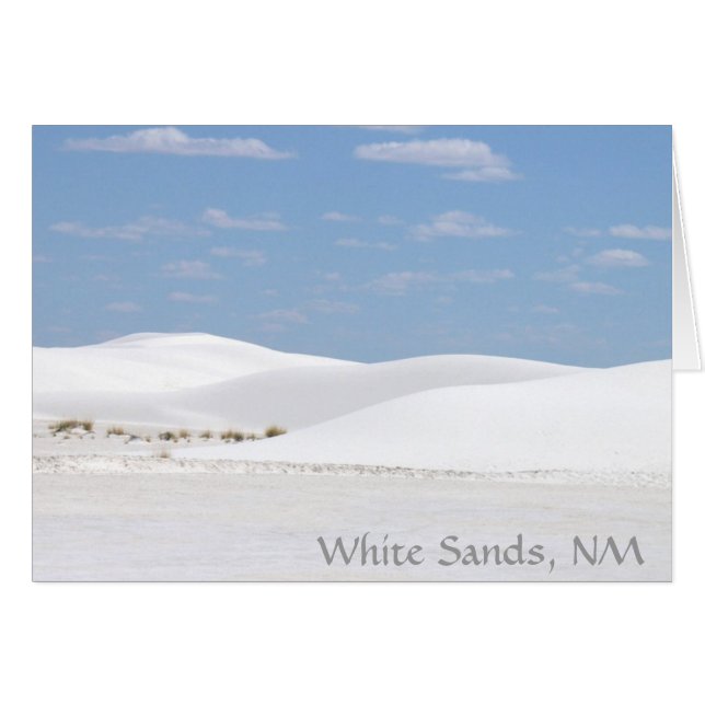 Sand Dunes Hälsningskort (Framsidan Horizontal)