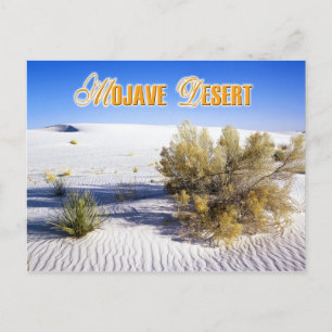 Sand Dunes i Mojave Desert, Kalifornien Vykort