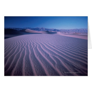 Sand Dunes in Desert Hälsningskort