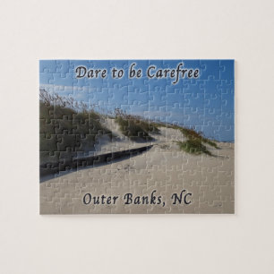 Sand Dunes Sea Oats Outer Banker NC Pussel