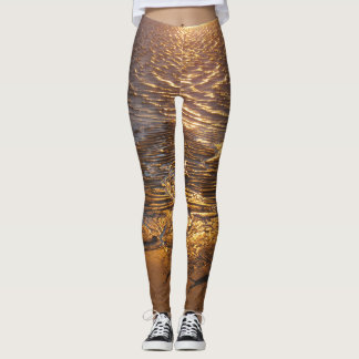 Sand Flats Sunset Reflection Leggings