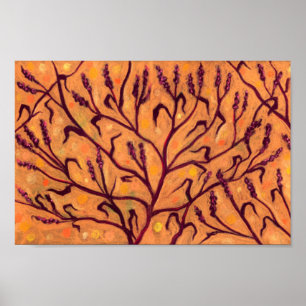 Sand Flower Vatten Pepper Wildblommor Blommigt Art Poster