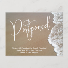 Sand & Foam uppskjutet Beach Wedding Vykort