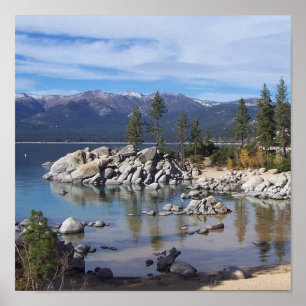 Sand Harbour Sjö Tahoe Poster/Art Poster