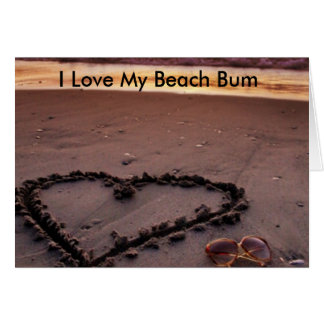 Sand Heart Hälsningskort