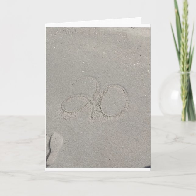 Sand Helgdag Card Helgkort (Framsida)