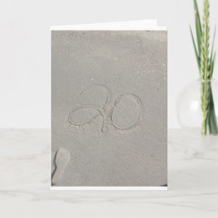 Sand Helgdag Card Helgkort
