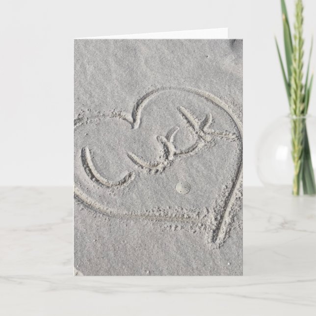 Sand Helgdag Card Helgkort (Framsida)