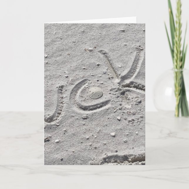 Sand Helgdag Card Helgkort (Framsida)