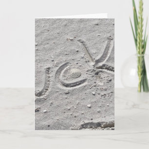 Sand Helgdag Card Helgkort