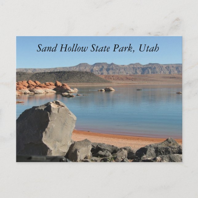 Sand Hollow State Park, Utah Vykort (Framsida)