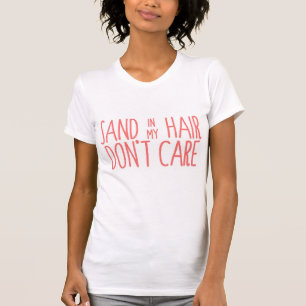 Sand i min Hair Beach Summer Tee