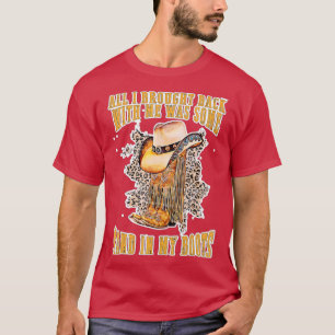 Sand i mina Boots Land Music Älskare Texas Cowboy T Shirt