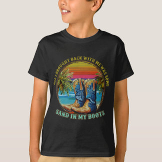 Sand i mina Boots Land Music Fläkt T Shirt
