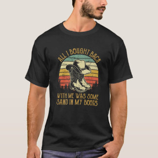 Sand i mina boots T Land Music Älskare Shirt