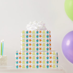 Sand Leksaker Beach Sandcastle Starfish Shovel Pai Presentpapper