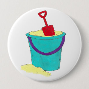 Sand Leksaker Bucket Shovel Pail Beach Party Knapp