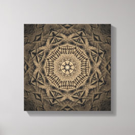 Sand Mandala 3-bilder Canvastryck