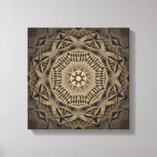 Sand Mandala 3-bilder Canvastryck