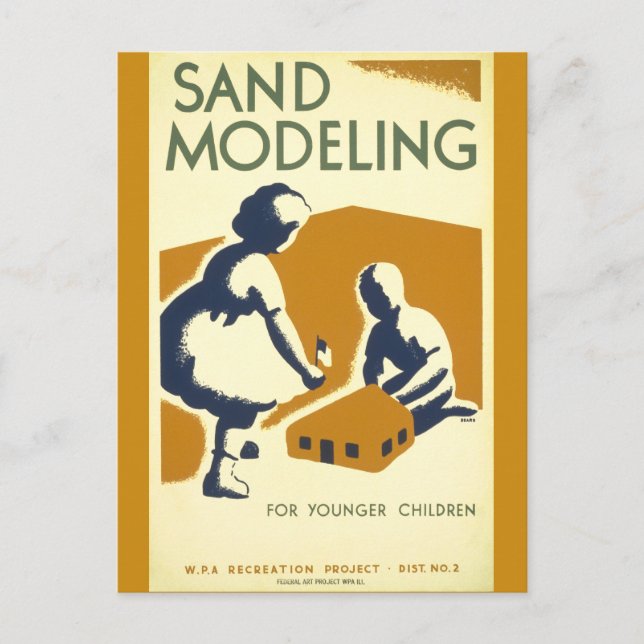Sand Modeling for Younger Children Vykort (Framsida)