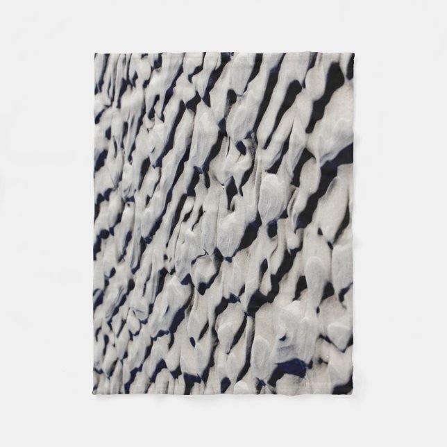 Sand mönster fleecefilt (Framsidan)