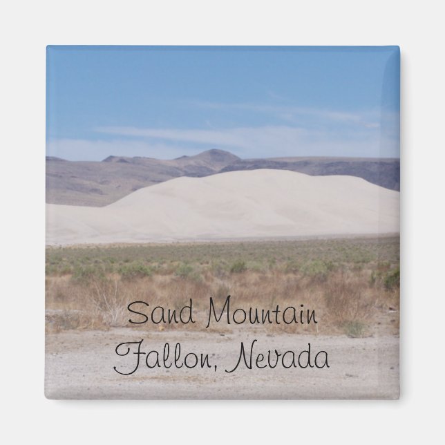 Sand Mountain Fallon, Nevada Magnet (Framsidan)