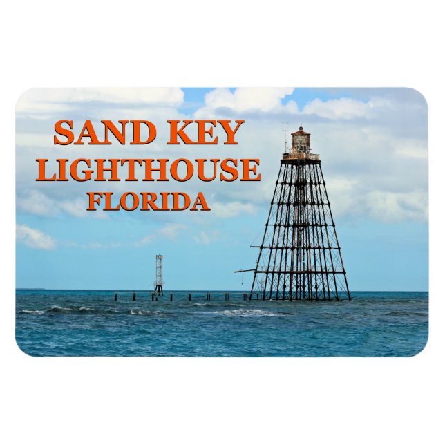 Sand Nyckel fyr, Florida Flexi Magnet (Horisontell)