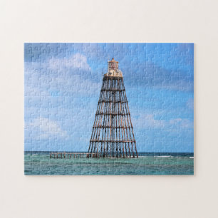 Sand Nyckel fyr, Florida Jigszle Puzzle Pussel
