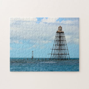 Sand Nyckel fyr, Florida Jigszle Puzzle Pussel