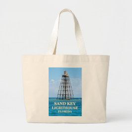 Sand Nyckel fyr, Florida Jumbo Tote Bag Jumbo Tygkasse