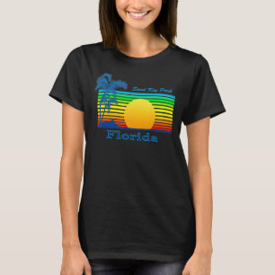 Sand Nyckel Park Florida Retro Tropical Beach Suns T Shirt
