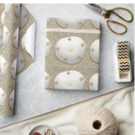 Sand och dollar guld glitter-strand och sommar presentpapper
