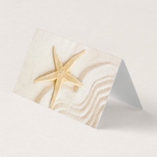 Sand och en naturlig neutralt av Starfish färg Kort