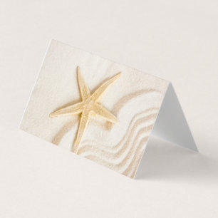 Sand och en naturlig neutralt av Starfish färg Kort