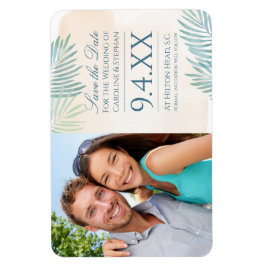 Sand och Handflatan Beach Wedding Magnet